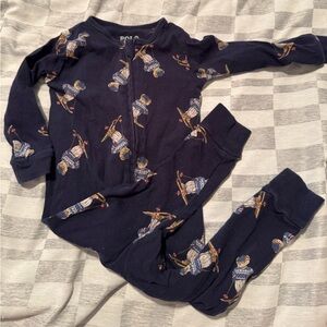 Polo by Ralph Lauren Kids One Piece Footie - Navy